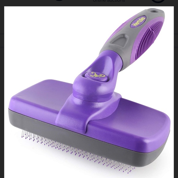 Other - Dog Self Cleaning Slicker Brush with Plastic Tips for Sensitive Dogs and Cats